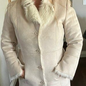 White Shearling Coat